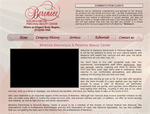Tablet Screenshot of bereniceelectrolysis.com